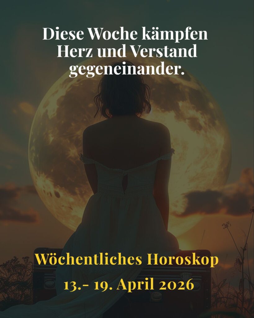 Wöchentliches Horoskop 13.- 19. April 2026
