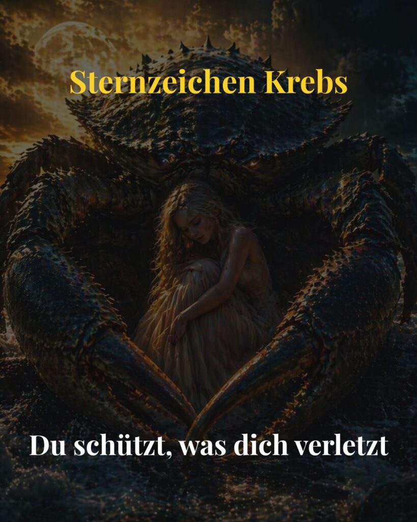 Sternzeichen Krebs: Warum du so viel fühlst und dich trotzdem oft zurückziehst